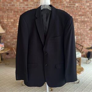 Claiborne by John Bartlett Men’s Jacket Black Classic Fit SportsCoat Blazer 42R